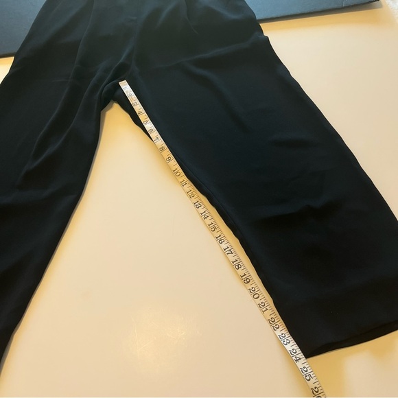 DIANE VON FURSTENBERG Tali Crop Top Open Back Cropped Wide Leg Jumpsuit black,12 - Picture 15 of 16